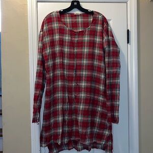 Women’s flannel dress